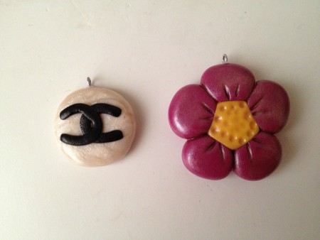 Ciondoli CHIC in pasta polimerica che a richiesta potranno diventare splendidI portachiavi