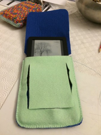 Copertina porta I Pad o porta Ereader in feltro e pannolenci interamente personalizzabile